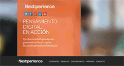 Desktop Screenshot of nextperience.net
